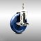 Service Caster 5 Inch 316SS Solid Polyurethane Swivel 1/2 Inch Threaded Stem Caster with Brake SCC-SS316TS20S514-SPUS-TLB-121315 - alternate 1